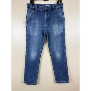 Carhartt Men’s Relaxed Fit Carpenter Work Pants Flex Jeans Size 33x32